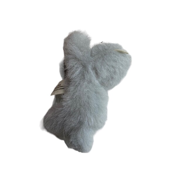 Mattel 1986 Fluffy Grey Dog / Cat with Pink Carrier Case - Picture 9 of 10